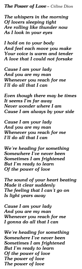 The Power of Love - Céline Dion.png